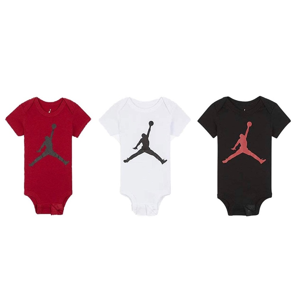 Nike Air Jordan 3 Pack Infant Body Suit Set